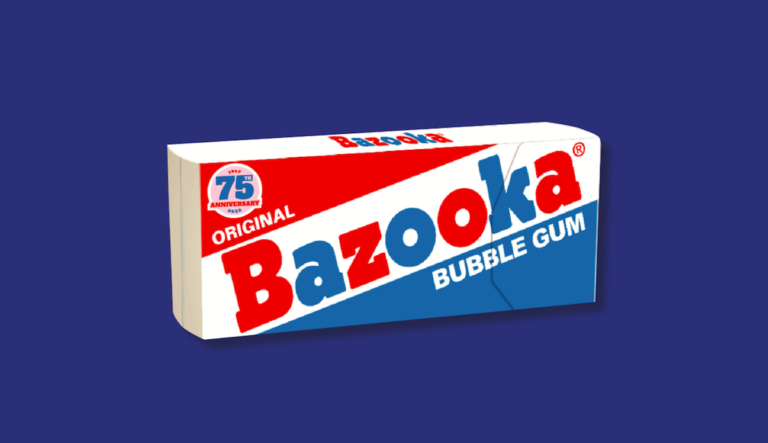 Bazooka Bubble Gum da inicio al 75 aniversario de Milestone