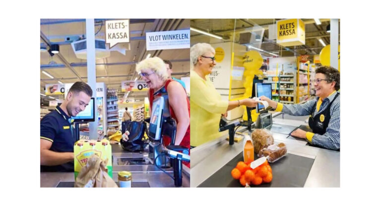 Supermercado instala ‘cajas lentas’ para combatir la soledad de sus clientes
