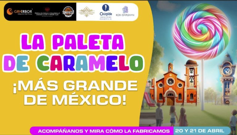 Elaborarán la paleta de caramelo más grande de México